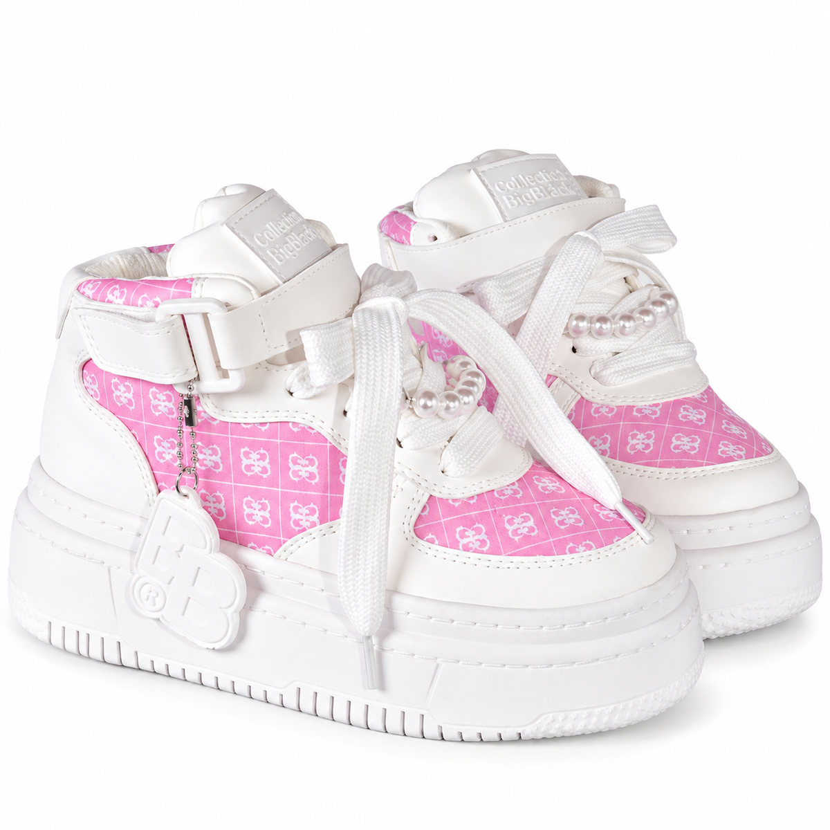 Bota Loly Blanco Rosa