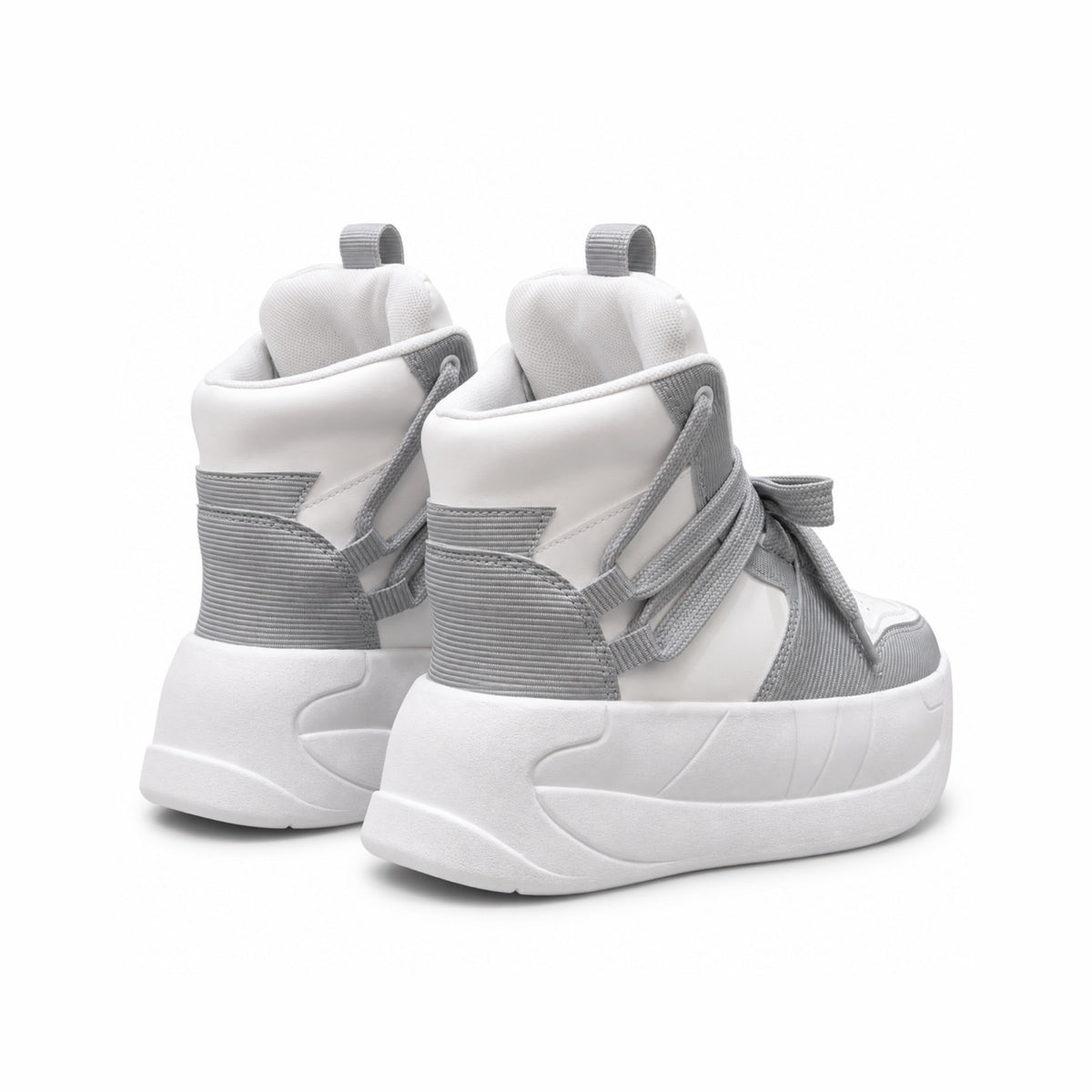 BOTA MADONNA BLANCO GRIS