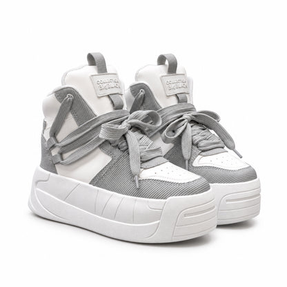 BOTA MADONNA BLANCO GRIS