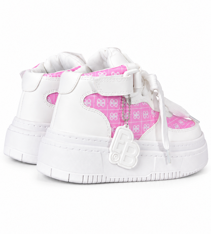Bota Loly Blanco Rosa