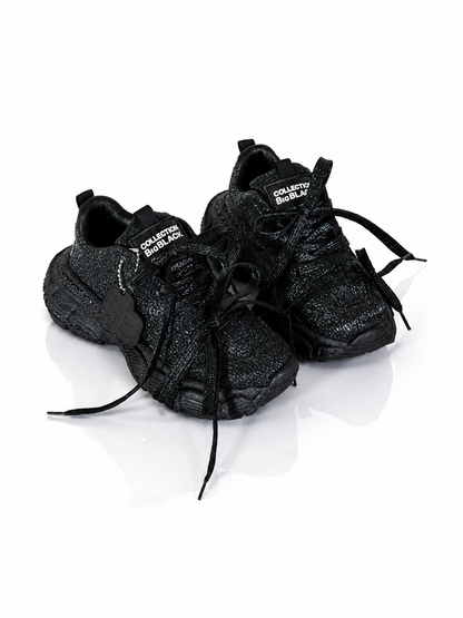 Glam black to black
